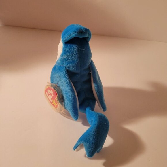 "Rocket" the Blue Jay is a striking Ty Beanie Baby known for its vibrant blue an - Picture 2 of 5